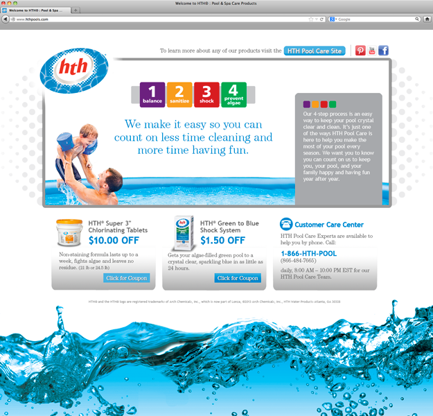 HTH Brand Landing Page