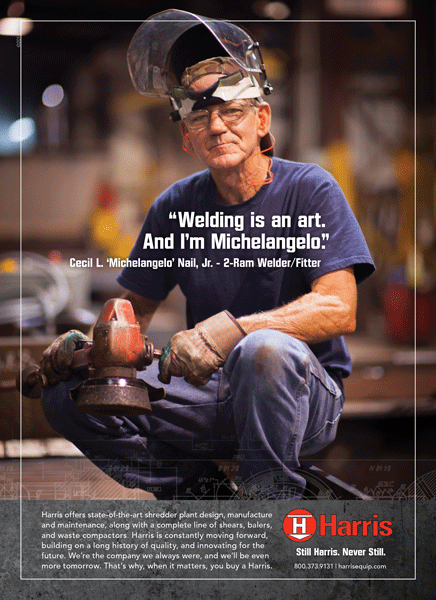 Harris Michelangelo Ad